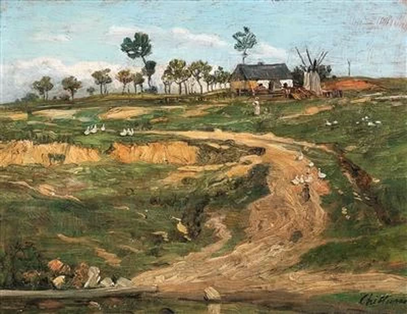 La strada verso la fattoria